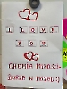 Chemiczna kartka walentynkowa